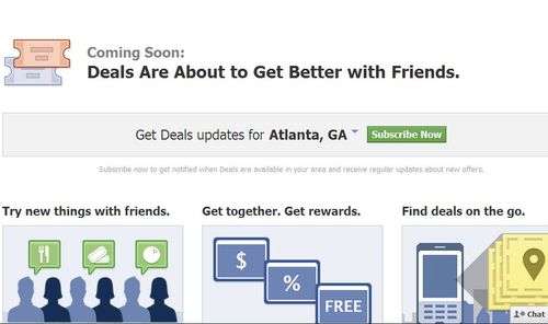Facebook promuove Deals con le sottoscrizioni