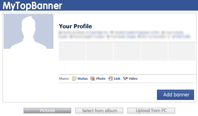 MyTopBanner, aggiungere un accattivante banner al proprio profilo Facebook