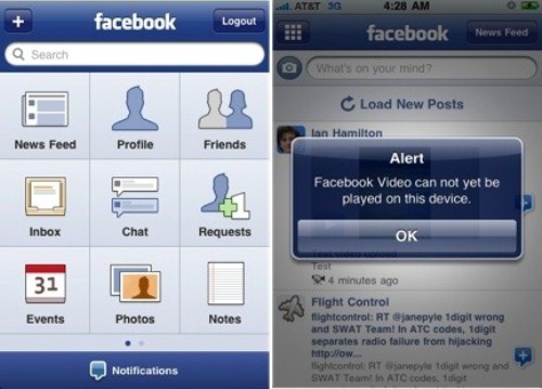 Nuovo Facebook per iPhone