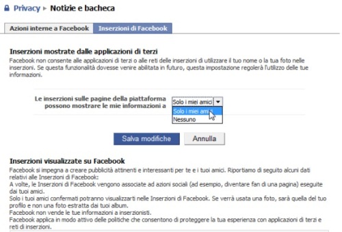 Inserzioni di Facebook