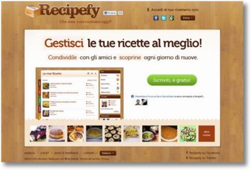 Social Network culinario: Recipefy