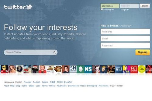 Presto una nuova home page per Twitter