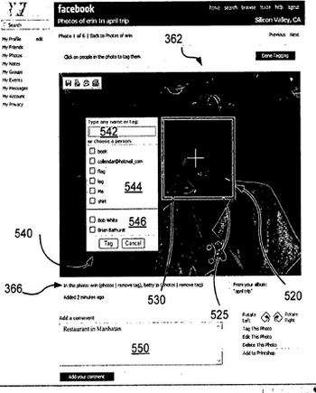Facebook ottiene il brevetto per il tagging di foto, immagini e video