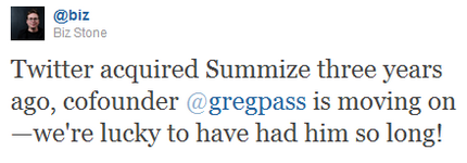 Twitter, Greg Pass si dimette