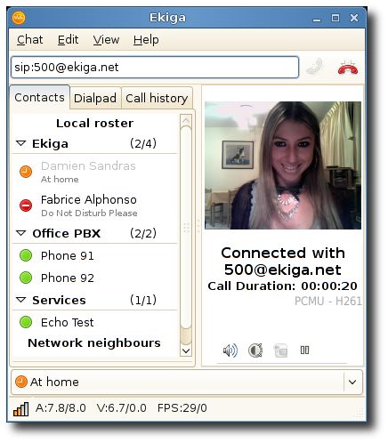 Ekiga: alternativa a Skype per Linux