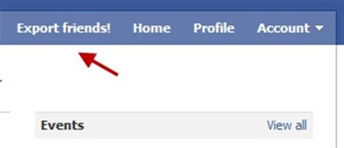 Facebook Friend Exporter per Chrome