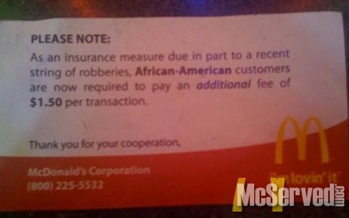 McDonald's smentisce le accuse di razzismo su Twitter