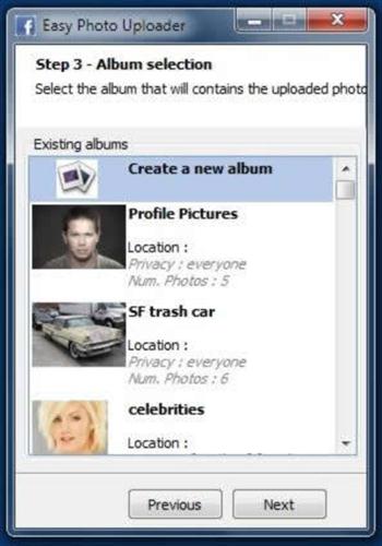 Easy Facebook Photo Uploader