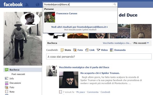 Facebook: ecco l'identità di SpiderTruman!
