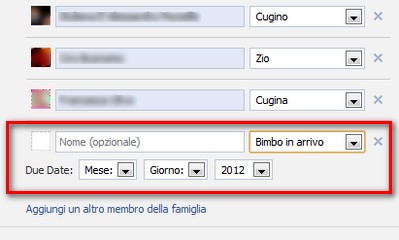 Facebook bimbo in arrivo