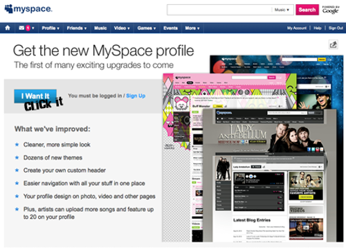 MySpace vuole competere con iTunes, Spotify e VEVO