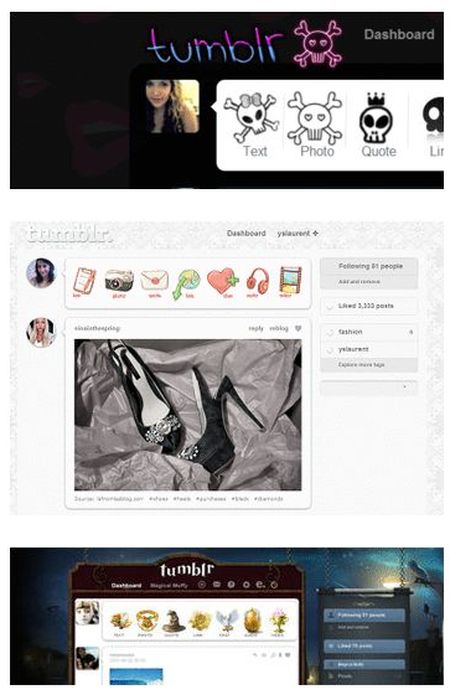 tumblr skin