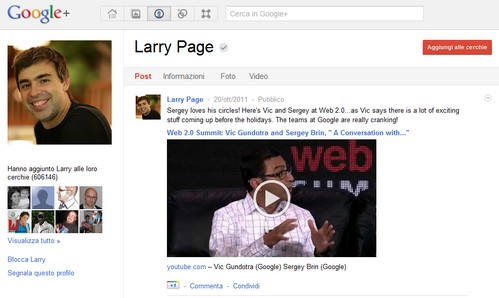 Larry Page sorpassa Mark Zuckerberg su Google+