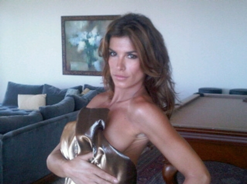 Elisabetta Canalis, foto su Twitter come le star americane