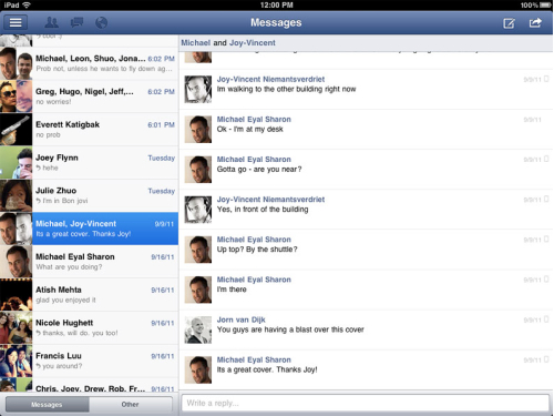 Facebook per iPad finalmente disponibile