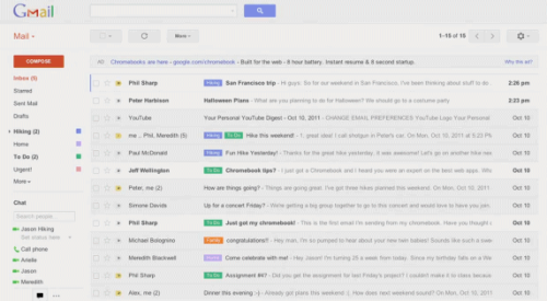 Gmail, in arrivo un nuovo layout