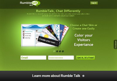 Metti una chat personale su Facebook con RumbleTalk