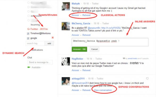 Come gestire Twitter da Google Plus