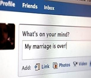 Facebook è la causa di un terzo dei divorzi in Gran Bretagna 