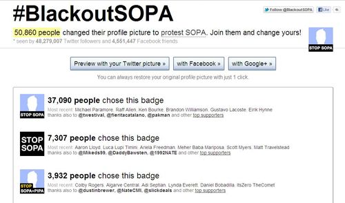 Sopa Strike, come fare per oscurare blog e social network in segno di protesta