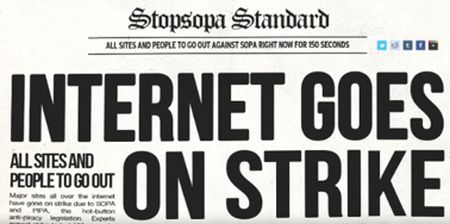 Prima guerra digitale: Facebook, Twitter e Google in sciopero il 23 gennaio