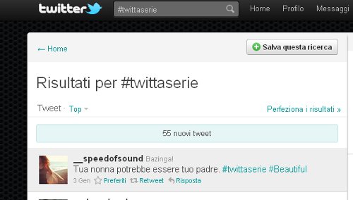 Twitter, è scoppiata la mania delle serie TV con #twittaserie