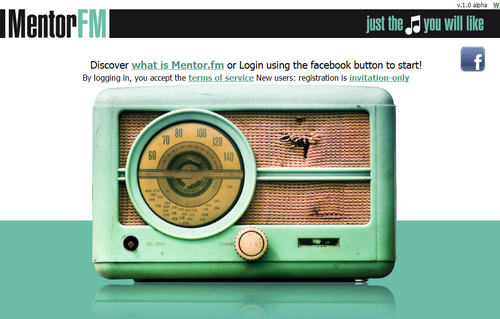 MentorFM: ascoltare musica in streaming in base ai Mi piace di Facebook