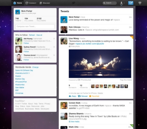 Twitter nuovo look