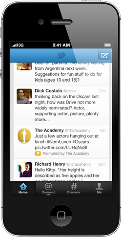 Twitter e la pubblicità sulle app per smartphone 