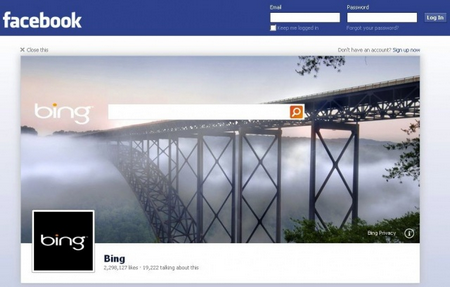 Facebook Bing