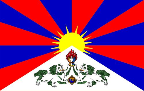 Tibet Bandiera