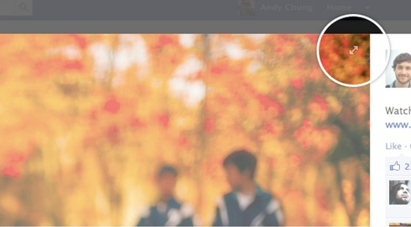 Facebook attiva la visualizzazione delle foto a tutto schermo