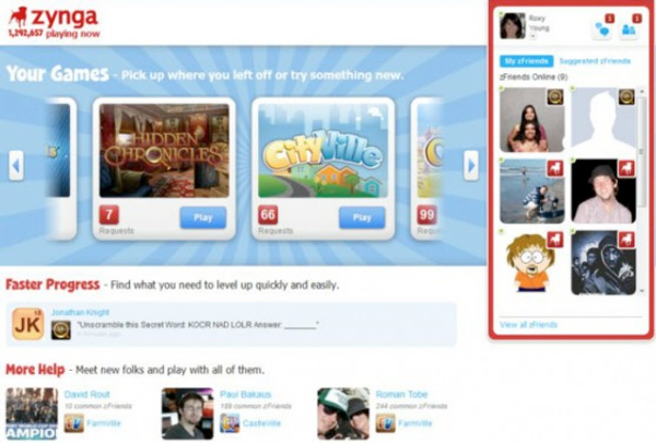 Zynga presenta la sua piattaforma per giocare online