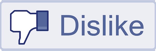 Facebook Non mi piace