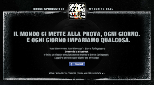 Bruce Springsteen app facebook