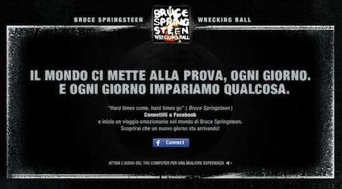 Bruce Springsteen lancia una nuova app su Facebook