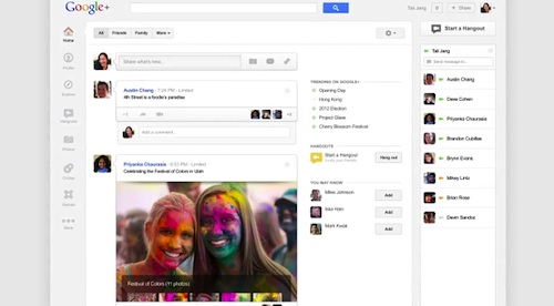 Google+ restyling