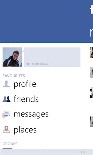 Facebook app Windows Phone