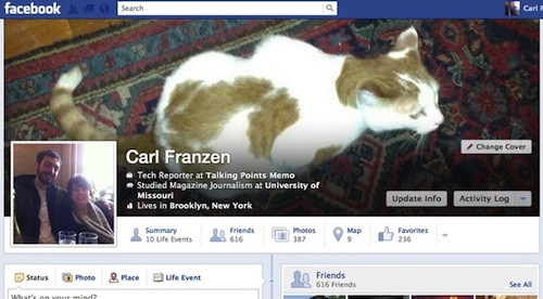 Facebook nuova Timeline