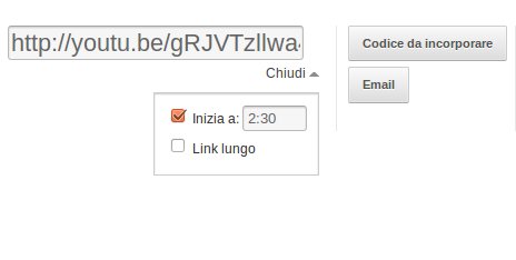 YouTube start parameter