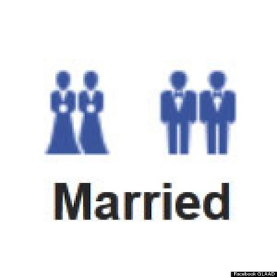 Facebook introduce l'icona per matrimoni omosessuali