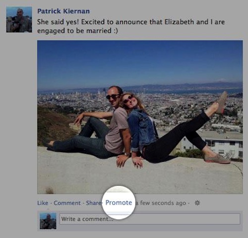 Facebook post a pagamento