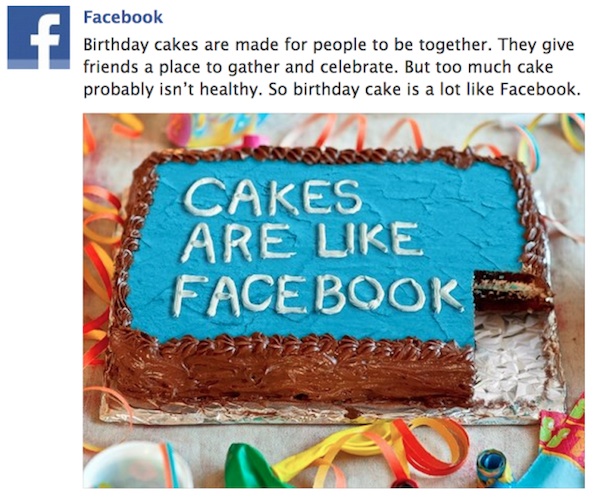 Facebook torta