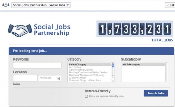 Arriva Social Jobs App, da oggi è possibile cercare lavoro con Facebook