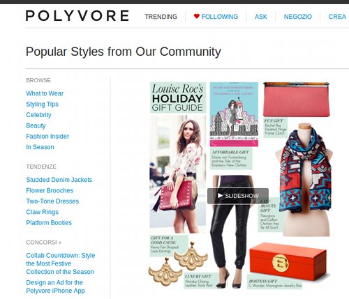 Cos'è Polyvore? Alla scoperta del social fashion