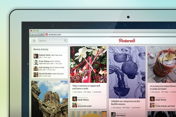 Pinterest nuova interfaccia