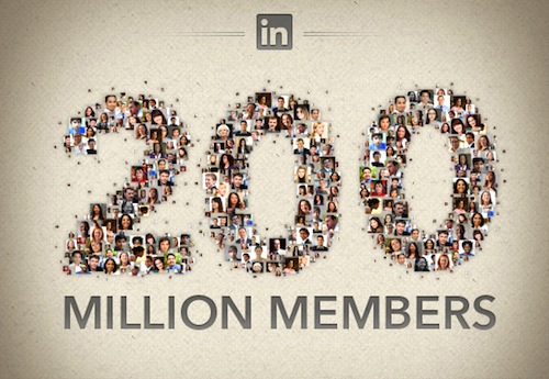 LinkedIn 200 milioni uenti 