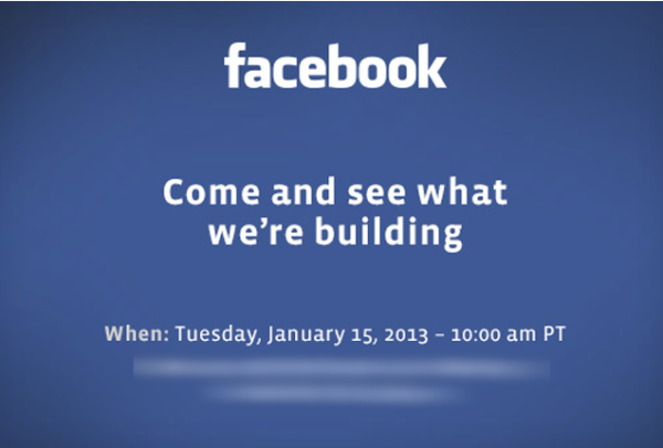 Facebook terrà un evento il 15 gennaio, cosa bolle in pentola?