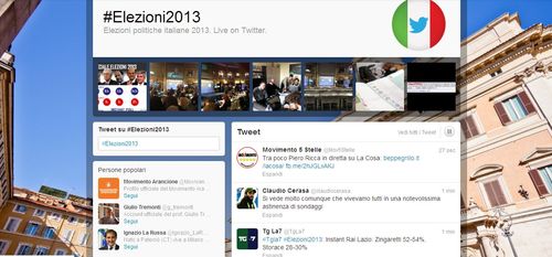 Elezioni 2013, exit poll e scrutini sul Web e su Twitter