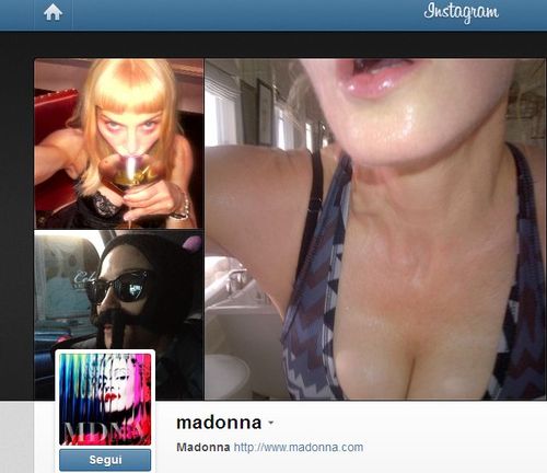Madonna è su Instagram